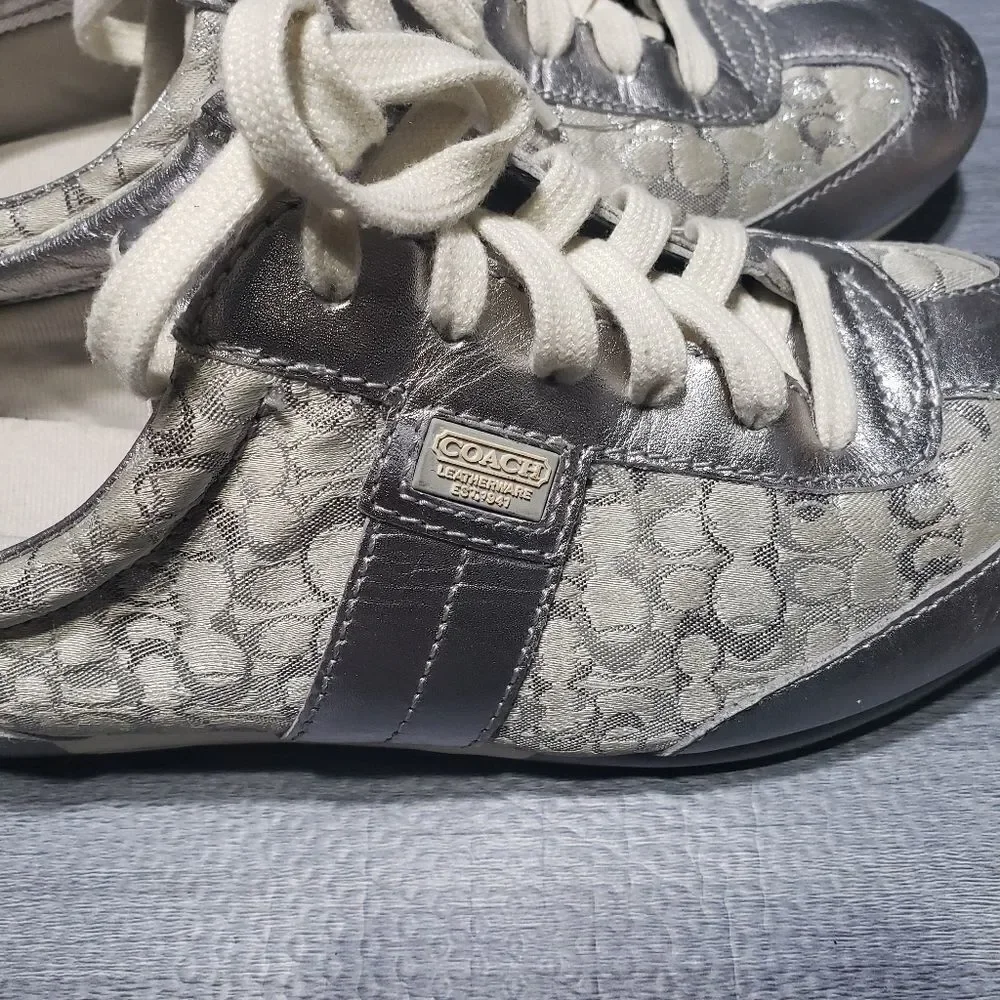 Coach Joss silver metallic women shoes - Picture 4 of 7